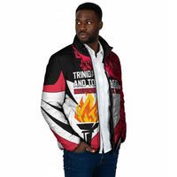 Trinidad And Tobago Independence Day Padded Jacket Freedom Torch Heritage Symbols