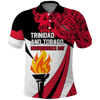 Trinidad And Tobago Independence Day Polo Shirt Freedom Torch Heritage Symbols