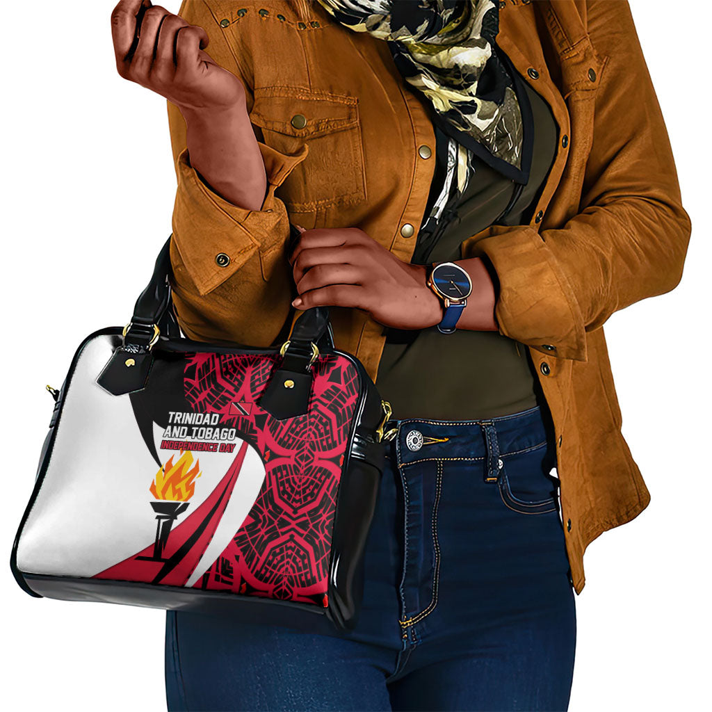 Trinidad And Tobago Independence Day Shoulder Handbag Freedom Torch Heritage Symbols