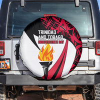 Trinidad And Tobago Independence Day Spare Tire Cover Freedom Torch Heritage Symbols