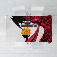 Trinidad And Tobago Independence Day Tablecloth Freedom Torch Heritage Symbols