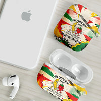 Support Your Fruity Friends Love Wins Gay Pride AirPods Case LGBTQ Retro 30s Cartoon Checkered