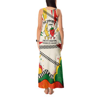 Support Your Fruity Friends Love Wins Gay Pride Tank Maxi Dress LGBTQ Retro 30s Cartoon Checkered