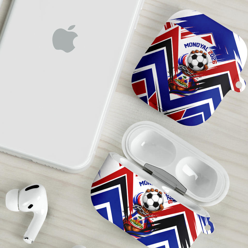 Haiti World Football Mondyal 2026 AirPods Case Pride Ayiti Caribbean Culture Patriotic Crest