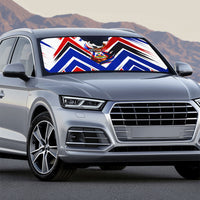 Haiti World Football Mondyal 2026 Auto Sun Shade Pride Ayiti Caribbean Culture Patriotic Crest
