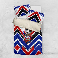 Haiti World Football Mondyal 2026 Bedding Set Pride Ayiti Caribbean Culture Patriotic Crest