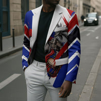 Haiti World Football Mondyal 2026 Blazer Pride Ayiti Caribbean Culture Patriotic Crest