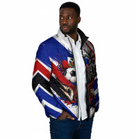 Haiti World Football Mondyal 2026 Padded Jacket Pride Ayiti Caribbean Culture Patriotic Crest