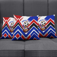 Haiti World Football Mondyal 2026 Pillow Cover Pride Ayiti Caribbean Culture Patriotic Crest