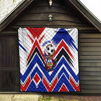 Haiti World Football Mondyal 2026 Quilt Pride Ayiti Caribbean Culture Patriotic Crest