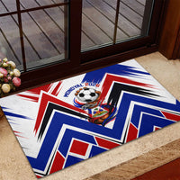 Haiti World Football Mondyal 2026 Rubber Doormat Pride Ayiti Caribbean Culture Patriotic Crest