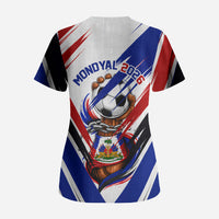 Haiti World Football Mondyal 2026 Scrub Top Pride Ayiti Caribbean Culture Patriotic Crest