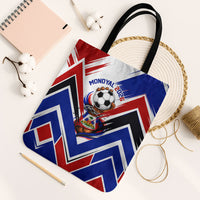 Haiti World Football Mondyal 2026 Tote Bag Pride Ayiti Caribbean Culture Patriotic Crest