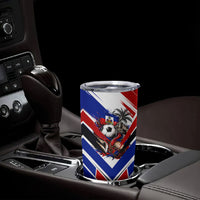 Haiti World Football Mondyal 2026 Tumbler Cup Pride Ayiti Caribbean Culture Patriotic Crest