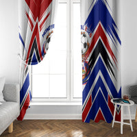 Haiti World Football Mondyal 2026 Window Curtain Pride Ayiti Caribbean Culture Patriotic Crest