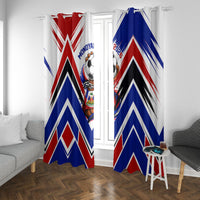 Haiti World Football Mondyal 2026 Window Curtain Pride Ayiti Caribbean Culture Patriotic Crest