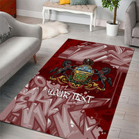 Personalized Pennsylvania Coat Of Arms Area Rug Street Art Graffiti Graphic