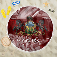 Personalized Pennsylvania Coat Of Arms Beach Blanket Street Art Graffiti Graphic