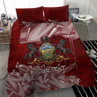 Personalized Pennsylvania Coat Of Arms Bedding Set Street Art Graffiti Graphic