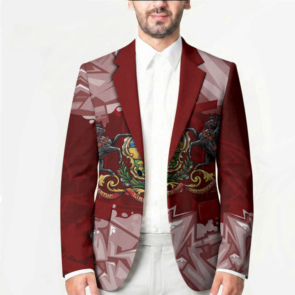 Personalized Pennsylvania Coat Of Arms Blazer Street Art Graffiti Graphic