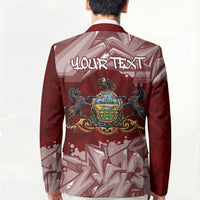 Personalized Pennsylvania Coat Of Arms Blazer Street Art Graffiti Graphic