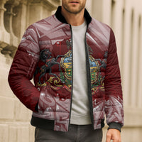Personalized Pennsylvania Coat Of Arms Bomber Puffer Jacket Street Art Graffiti Graphic