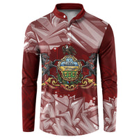 Personalized Pennsylvania Coat Of Arms Button Sweatshirt Street Art Graffiti Graphic