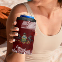 Personalized Pennsylvania Coat Of Arms 4 in 1 Can Cooler Tumbler Street Art Graffiti Graphic