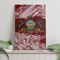Personalized Pennsylvania Coat Of Arms Canvas Wall Art Street Art Graffiti Graphic