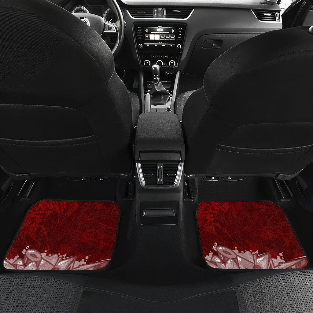 Personalized Pennsylvania Coat Of Arms Car Mats Street Art Graffiti Graphic