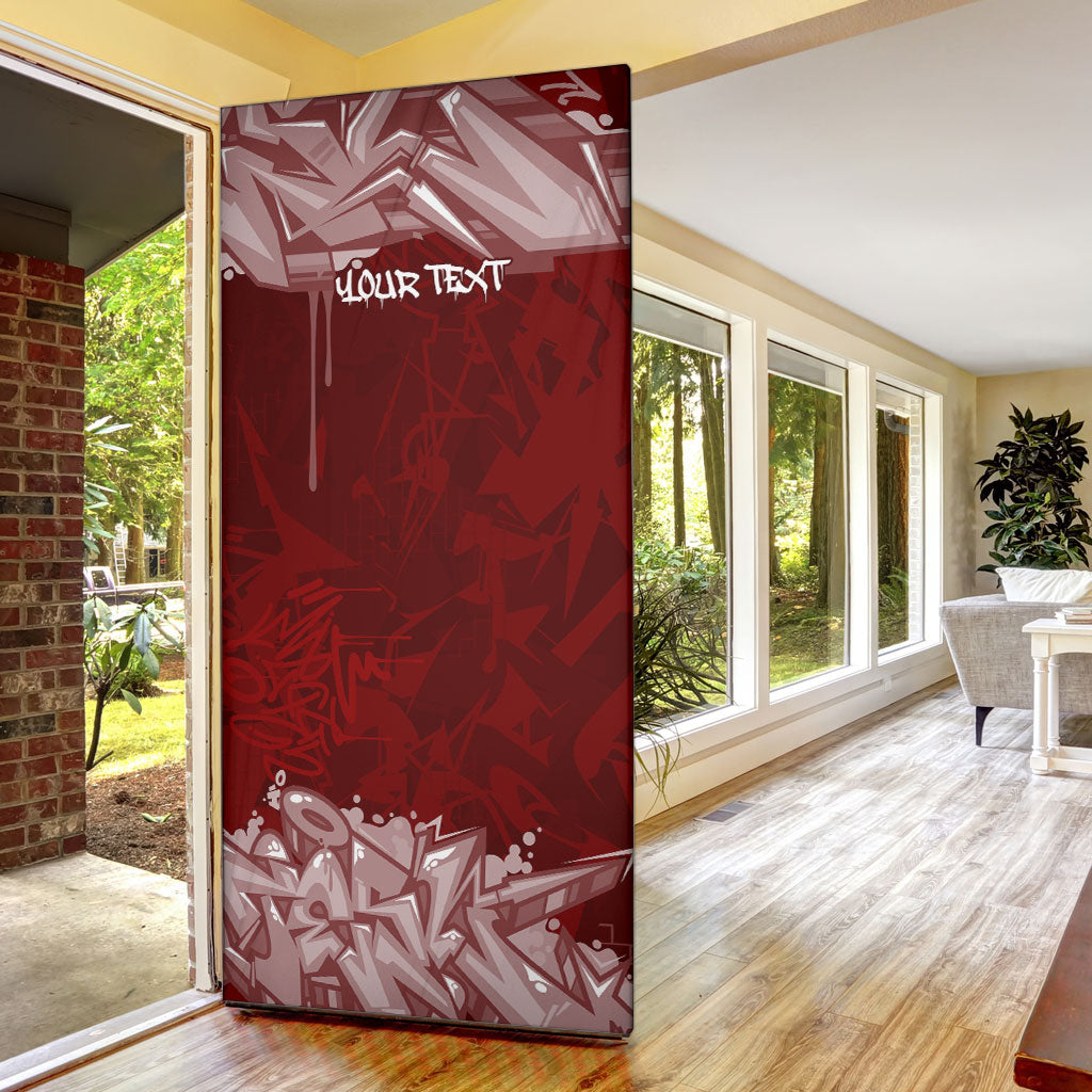 Personalized Pennsylvania Coat Of Arms Door Cover Street Art Graffiti Graphic