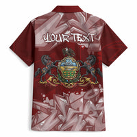 Personalized Pennsylvania Coat Of Arms Hawaiian Shirt Street Art Graffiti Graphic