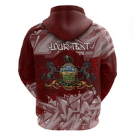 Personalized Pennsylvania Coat Of Arms Hoodie Street Art Graffiti Graphic