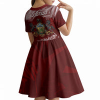 Personalized Pennsylvania Coat Of Arms Kid Short Sleeve Dress Street Art Graffiti Graphic