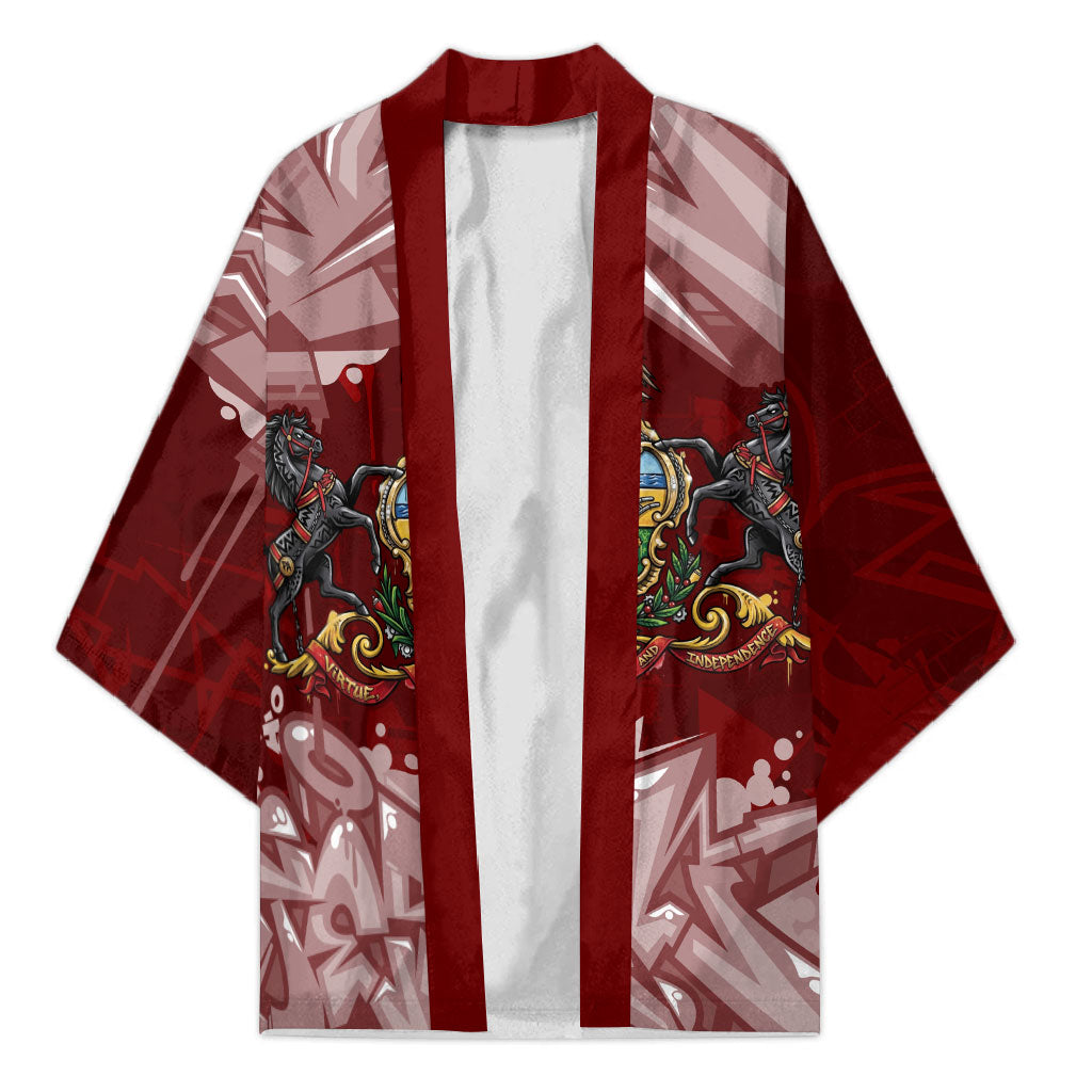 Personalized Pennsylvania Coat Of Arms Kimono Street Art Graffiti Graphic