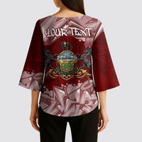 Personalized Pennsylvania Coat Of Arms Kimono Sleeve Blouse Street Art Graffiti Graphic