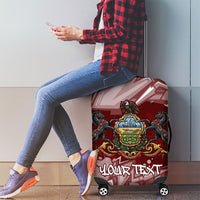 Personalized Pennsylvania Coat Of Arms Luggage Cover Street Art Graffiti Graphic