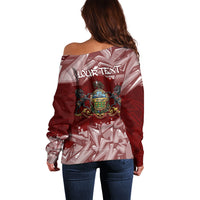 Personalized Pennsylvania Coat Of Arms Off Shoulder Sweater Street Art Graffiti Graphic