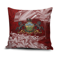 Personalized Pennsylvania Coat Of Arms Pillow Cover Street Art Graffiti Graphic