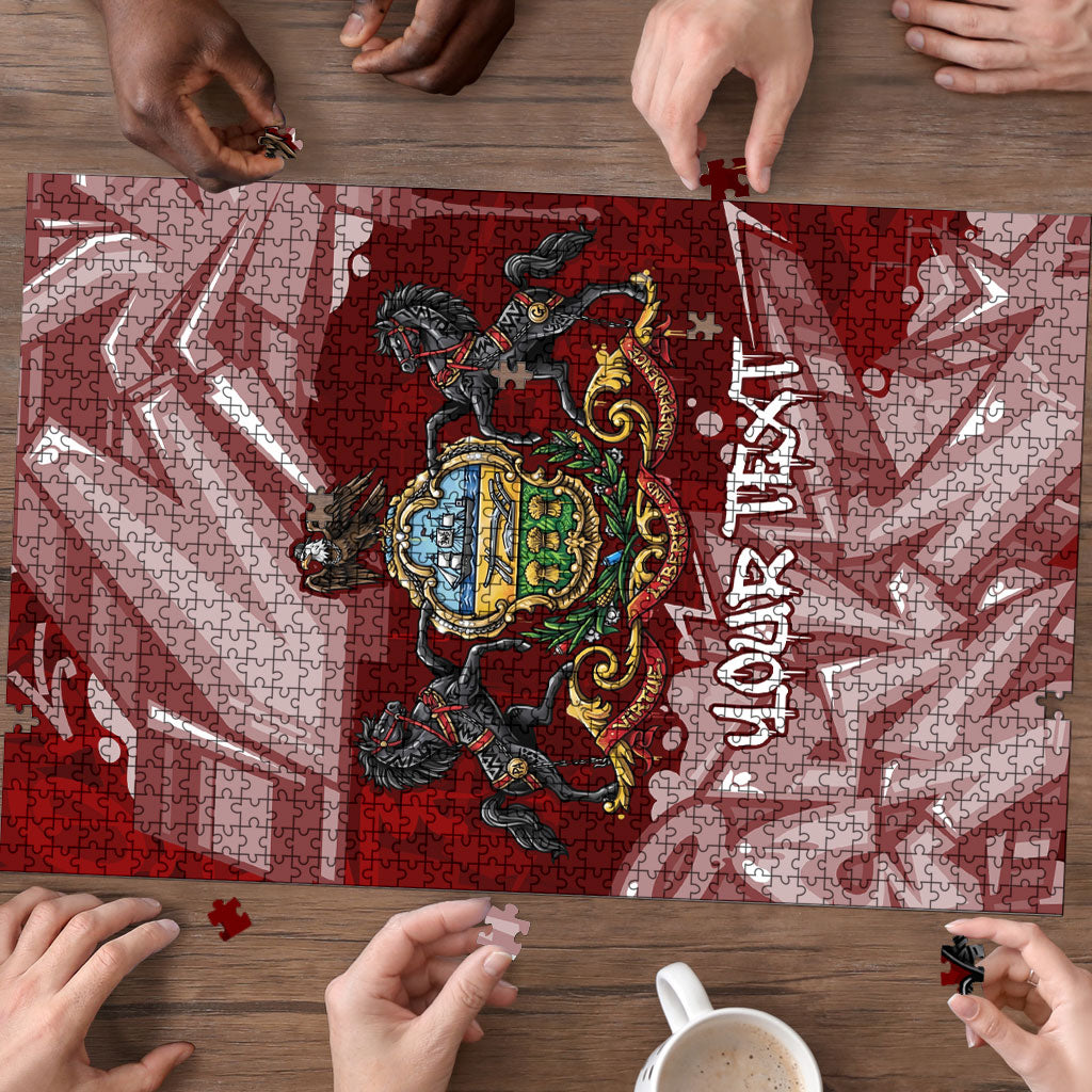 Personalized Pennsylvania Coat Of Arms Puzzle Street Art Graffiti Graphic