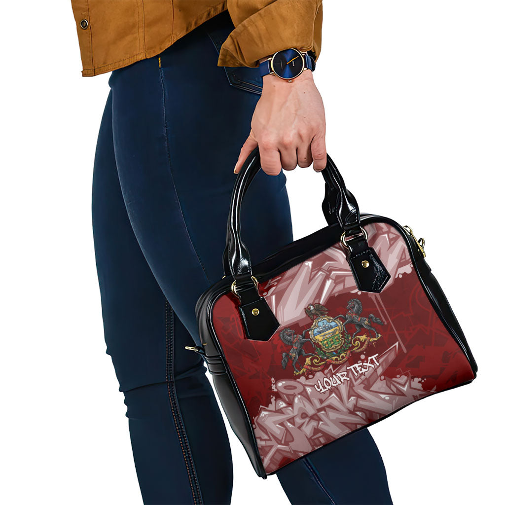 Personalized Pennsylvania Coat Of Arms Shoulder Handbag Street Art Graffiti Graphic