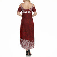 Personalized Pennsylvania Coat Of Arms Summer Maxi Dress Street Art Graffiti Graphic