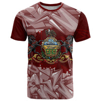Personalized Pennsylvania Coat Of Arms T Shirt Street Art Graffiti Graphic