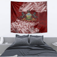 Personalized Pennsylvania Coat Of Arms Tapestry Street Art Graffiti Graphic