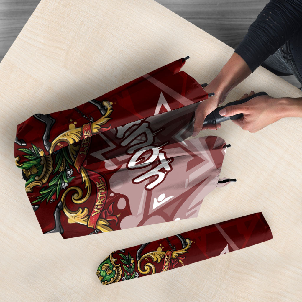 Personalized Pennsylvania Coat Of Arms Umbrella Street Art Graffiti Graphic