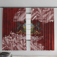 Personalized Pennsylvania Coat Of Arms Window Curtain Street Art Graffiti Graphic