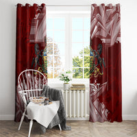 Personalized Pennsylvania Coat Of Arms Window Curtain Street Art Graffiti Graphic