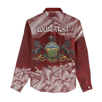 Personalized Pennsylvania Coat Of Arms Women Casual Shirt Street Art Graffiti Graphic