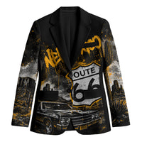 Personalized New Mexico Route 66 Classic Car Blazer Desert Cactus Grunge Paint Splatter Vintage Road Trip