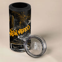 Personalized New Mexico Route 66 Classic Car 4 in 1 Can Cooler Tumbler Desert Cactus Grunge Paint Splatter Vintage Road Trip